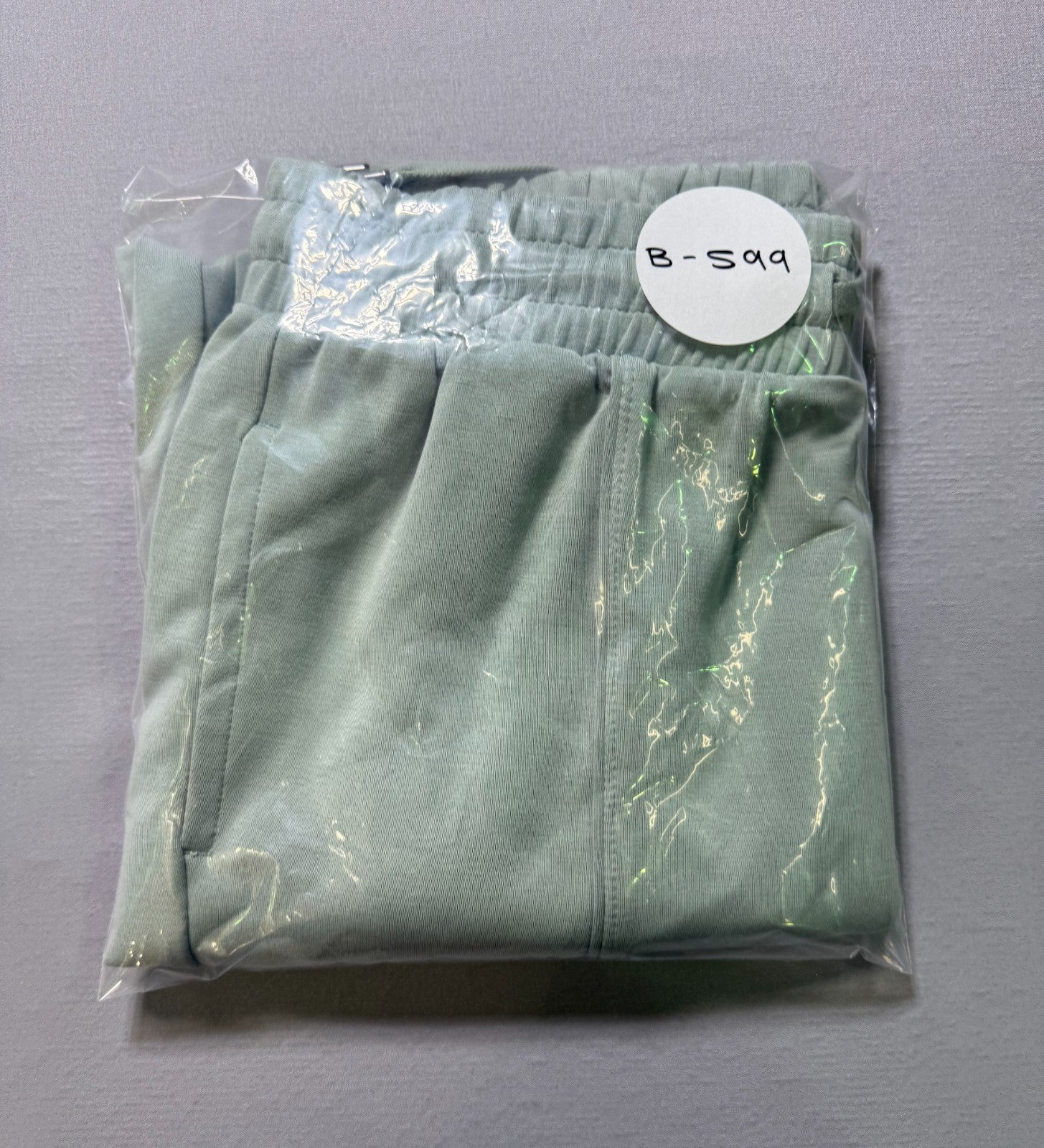 NWT Member's Mark Sandwash Jogger Pants Women's Small Sage Green Elastic Waist