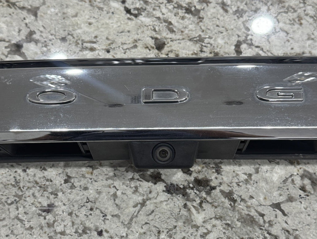 2011 2012 2013 DODGE DURANGO OEM CHROME TRUNK MOLDING TRIM GARNISH WITH CAMERA