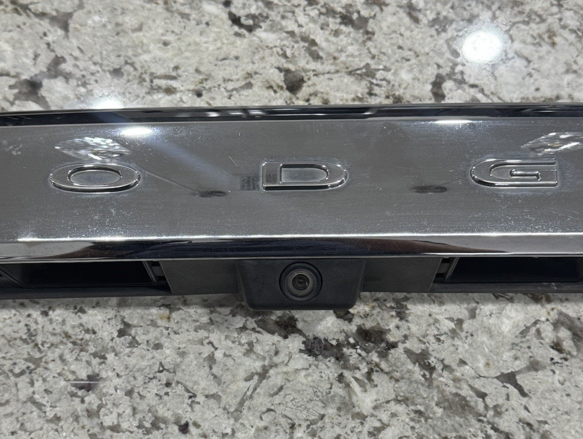2011 2012 2013 DODGE DURANGO OEM CHROME TRUNK MOLDING TRIM GARNISH WITH CAMERA