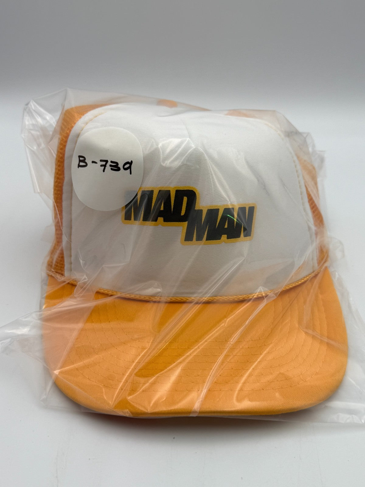 Mad Man ASAP Worldwide Ferg Trucker Hat Men's Yellow Adjustable Snapback Cap