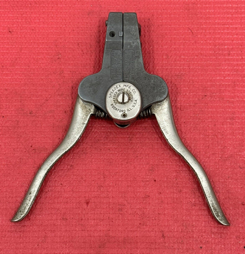 Vintage SPEEDEX Trig-O-Matic Wire Stripper 6W 7W w/ ON-Off Switch Made in USA