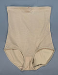 Women's High Waisted Shapewear Briefs Medium Beige Stretch Tummy Control Pantie