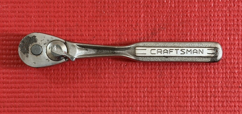 VINTAGE CRAFTSMAN 1967 -V- 3/8" DRIVE QUICK RELEASE RATCHET OIL PORT MADE IN USA