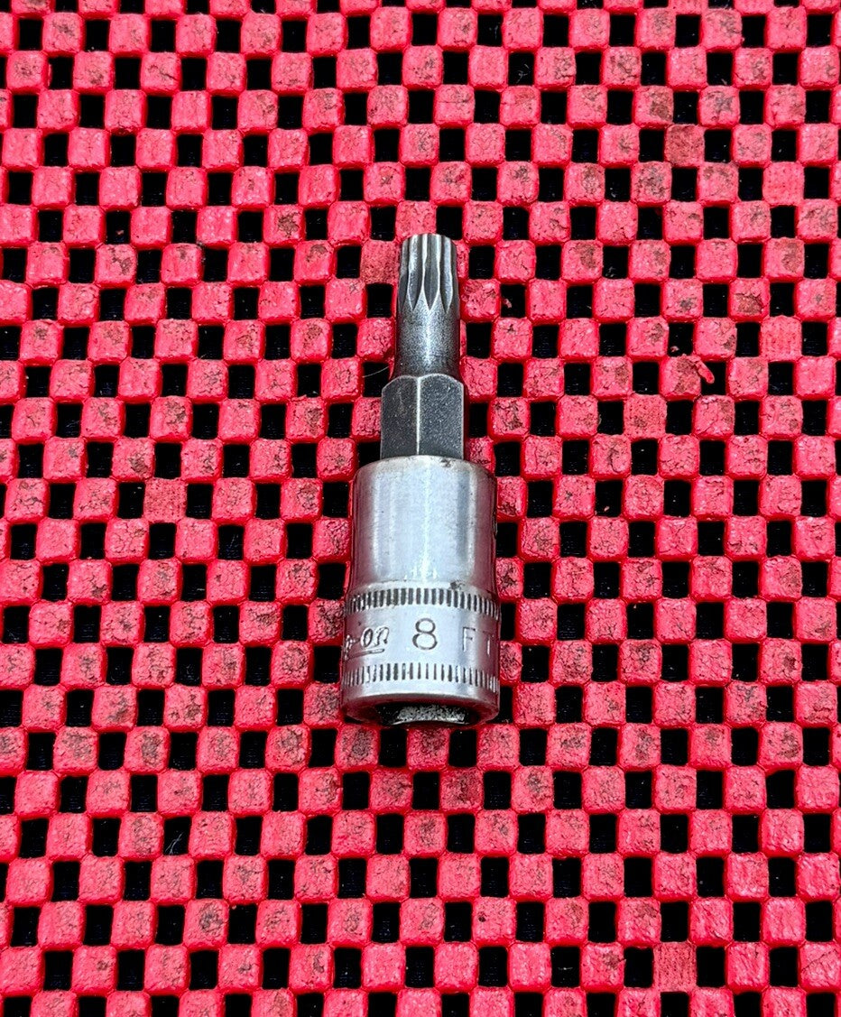 Snap On Tools FTSM8B 8mm 3/8" DR, Metric Triple Square Bit Socket Made In USA N7