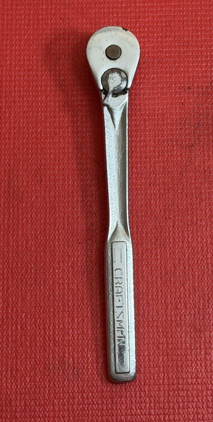 Vintage Craftsman V-44975 V Series 1/2" Ratchet With Oil Port Made In USA