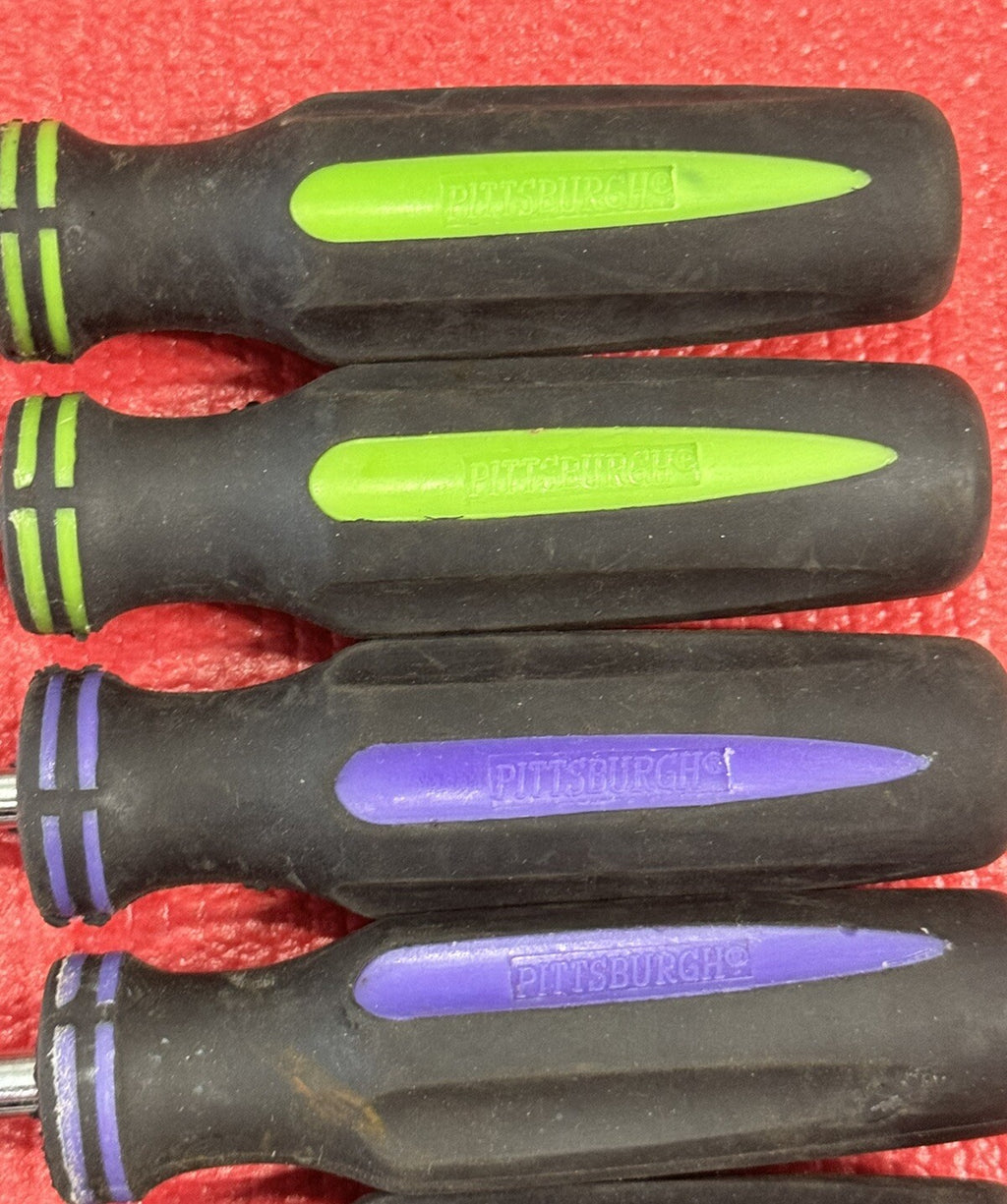 Pittsburgh Tools 10 PC SAE & Metric Hollow Shaft Nut Driver Set