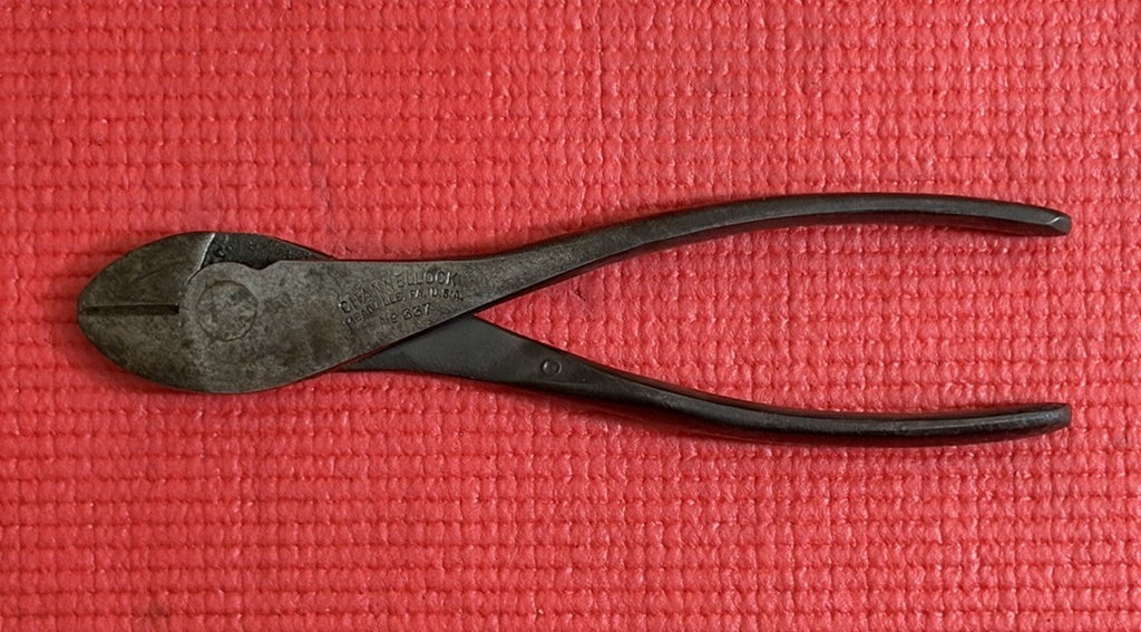 Vintage Channellock No.337, 7” Diagonal Cutters Pliers Channel Lock Made In USA