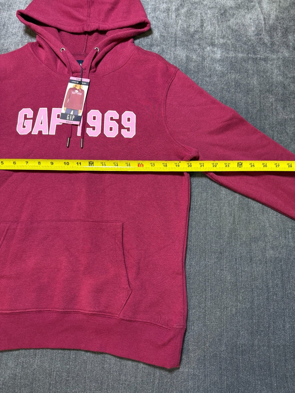 NWT Gap Hooded Sweatshirt Women's Small Purple Long Sleeve Drawstring Gorpcore