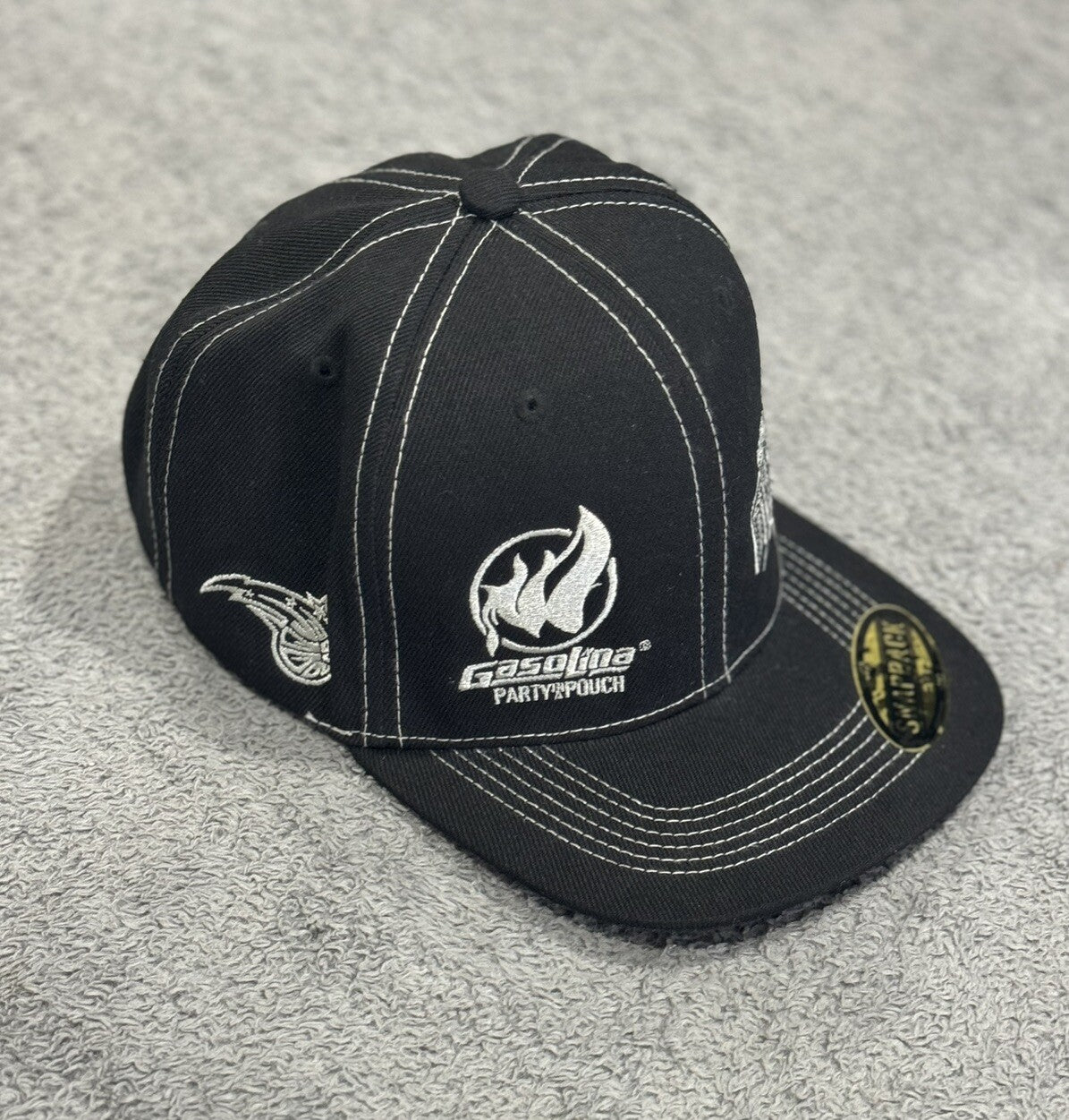 RARE Vintage Orlando Magic Gasolina Party in a Pouch Cap Adjustable Snapback hat