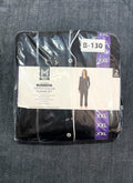 NEW Members Mark Notch Collar Pajama Set 2-Piece Women's 2XL Black Long-Sleeve