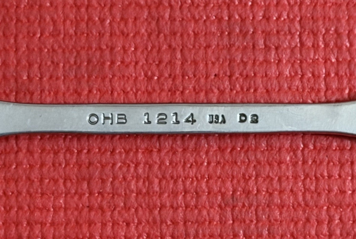 Mac Tools OHB1214 SAE 3/8” X 7/16” Flare Nut Line Wrench Made In USA
