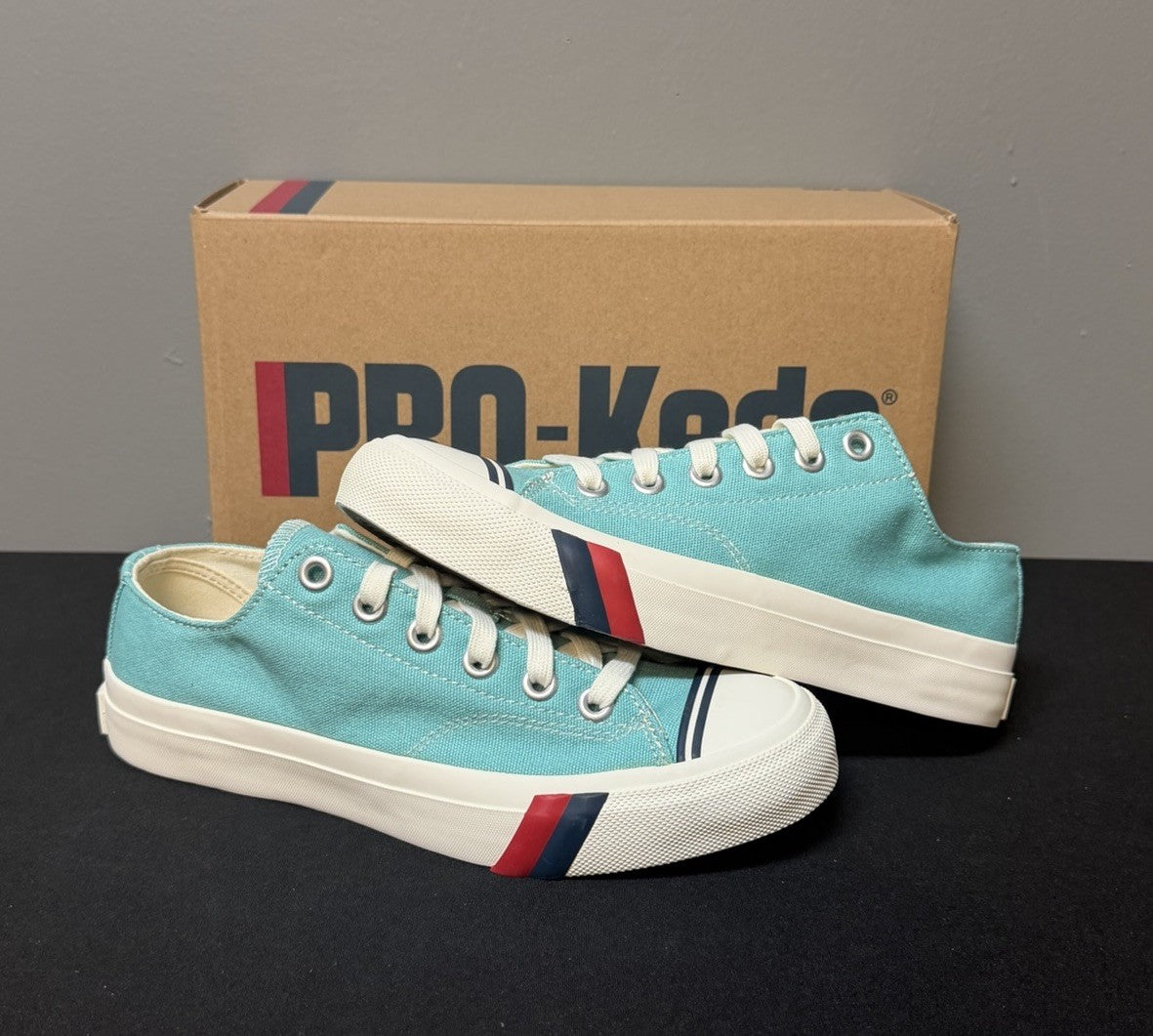 Keds Pro Royal Light Blue Canvas Retro Men’s Size 6.5 (M) Low Top Sneakers NWT