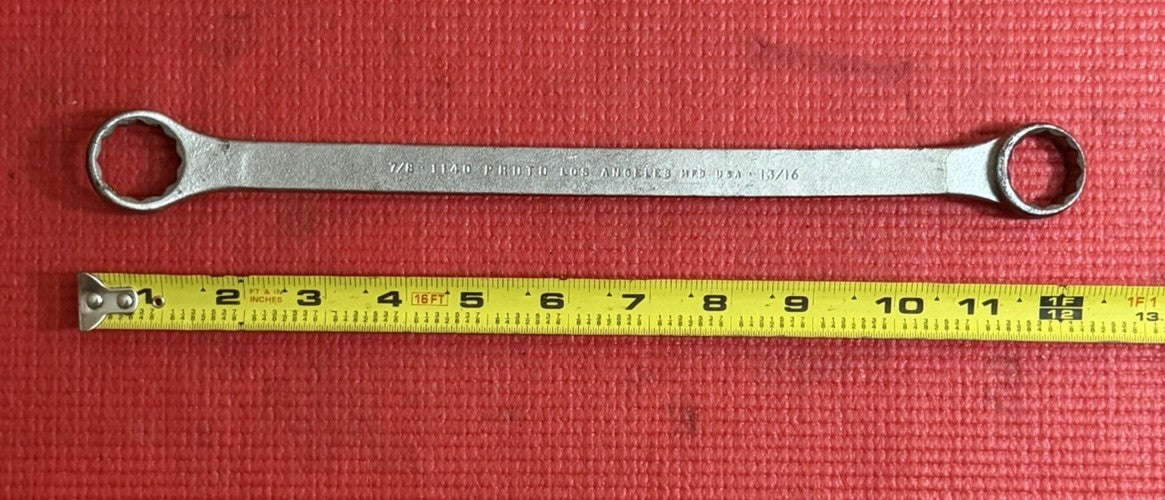 Proto Los Angeles 1140  13/16" X 7/8" 12 Point Offset Box Wrench Made In USA