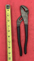 Vintage Craftsman 45381 Tongue & Grove 9 1/2" Arc Joint Pliers Black Handle USA