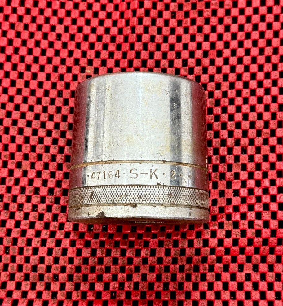 Vintage S-K Tools 47164 Socket, 12-Point, 3/4" Drive, 2" Socket USA MADE N4
