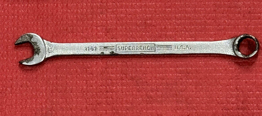 Vintage Williams Tools Superrench 1161 7/16" Combination Wrench 12PT Made in USA