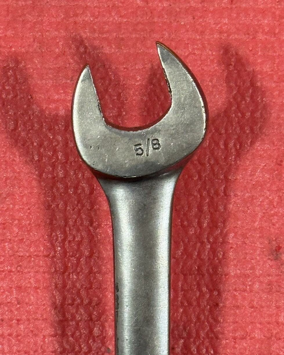 Vintage Blue-Point Tools OEX-20, 5/8" Combination Wrench Made in USA By Snap-On