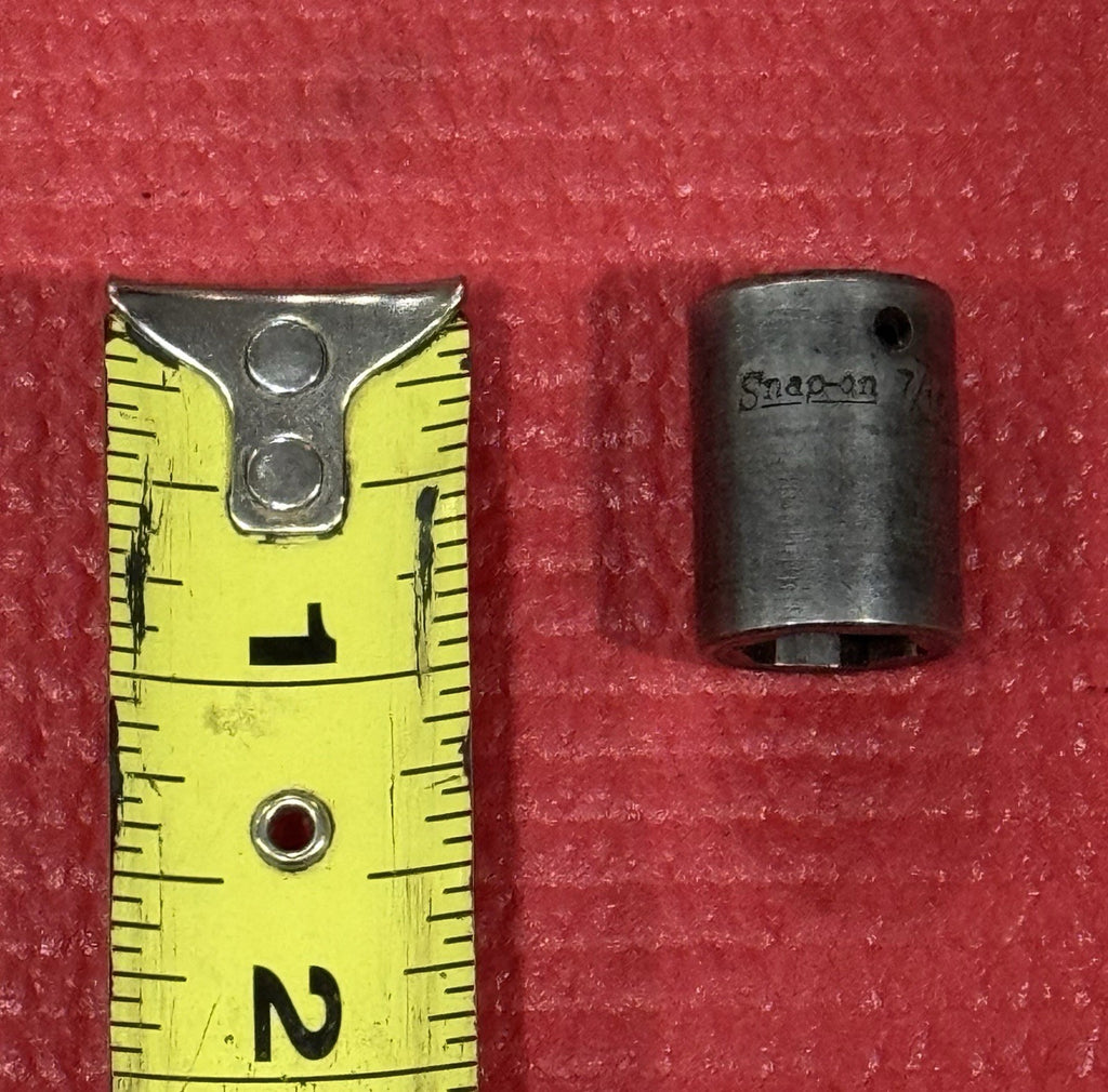 Snap-On Tools GM14B Industrial 1/4" Drive SAE 7/16" Shallow Socket, 6 Point USA
