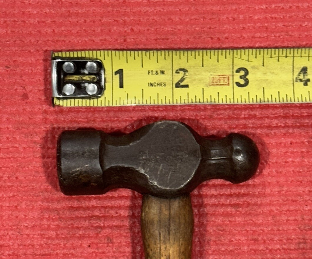 VINTAGE STANLEY NO. 308B 8 OZ. BALL PEEN HAMMER - W/Og HANDLE Made In USA