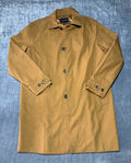 Banana Republic Modern Trench Coat Men's Large Khaki Long Sleeve Collared Casual