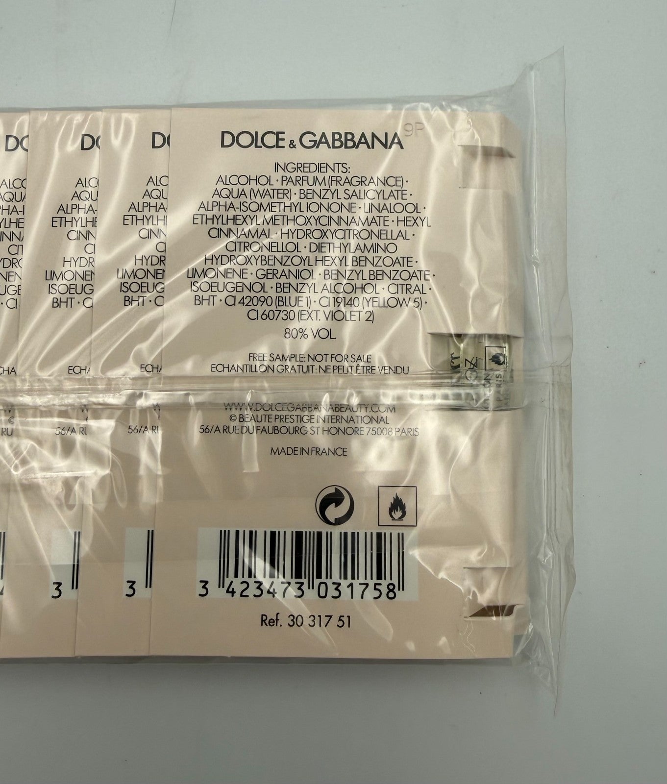 New Dolce & Gabbana Dolce Eau de Parfum Spray Vials, 1.5ml/0.05oz - Lot of 12