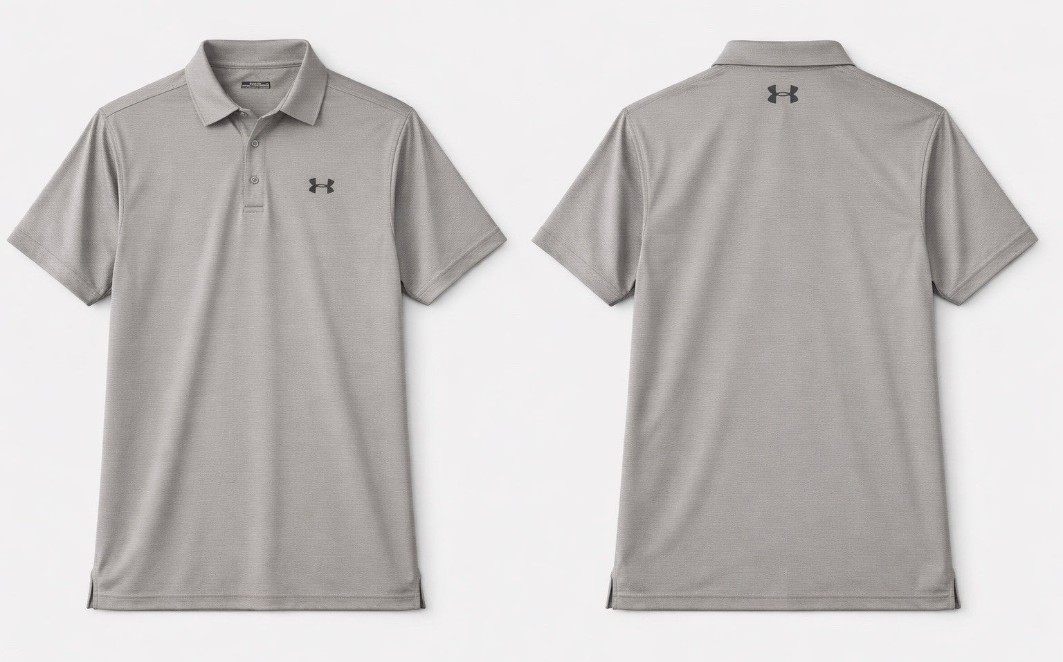 Under Armour Men's Tech Graphite Gray Polo Shirt CHOOSE YOUR SIZE! | NEW
