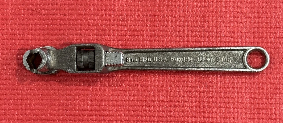 Vintage Adjust-A-Box Adjustable Hex Wrench 8” Forged Alloy Steel Made in USA