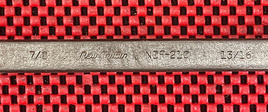 New Britain NDF-210 Double Box End Wrench 13/16" x 7/8" 12 pt.  Made In USA M9