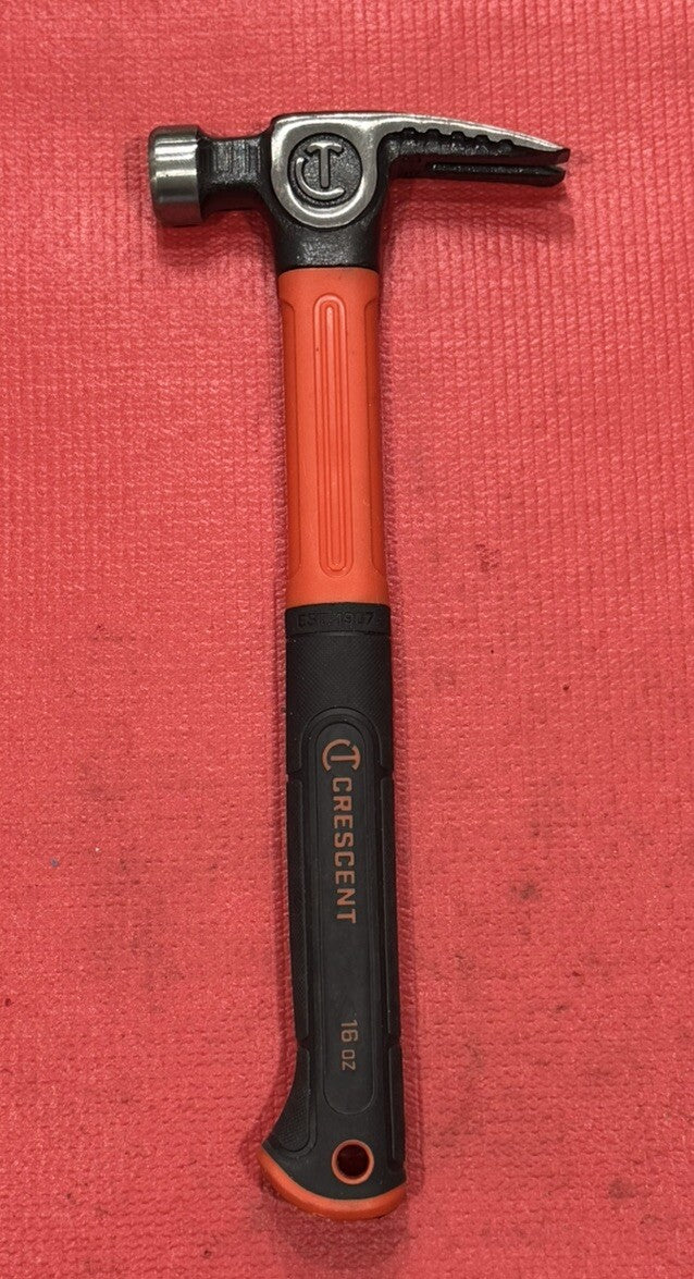 Crescent Claw Hammer Fiberglass Handle 16oz  With magnetic Nail Starter NEW
