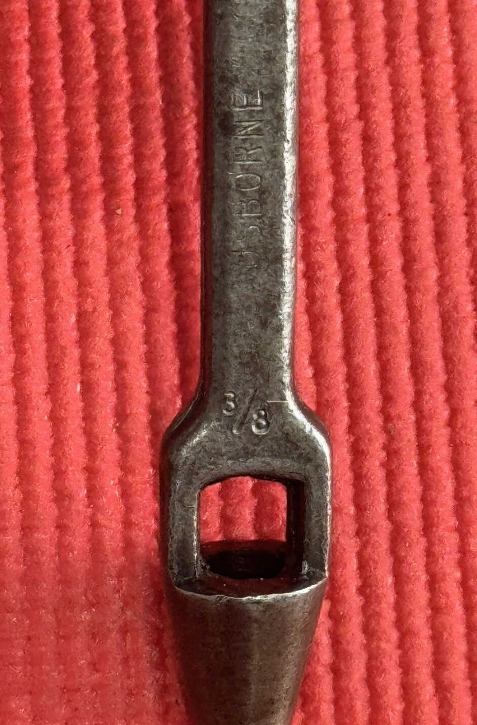 Vintage OSBORNE Arch Punch - 3/8" - Leather, Rubber, Vinyl, Gasket Made In USA