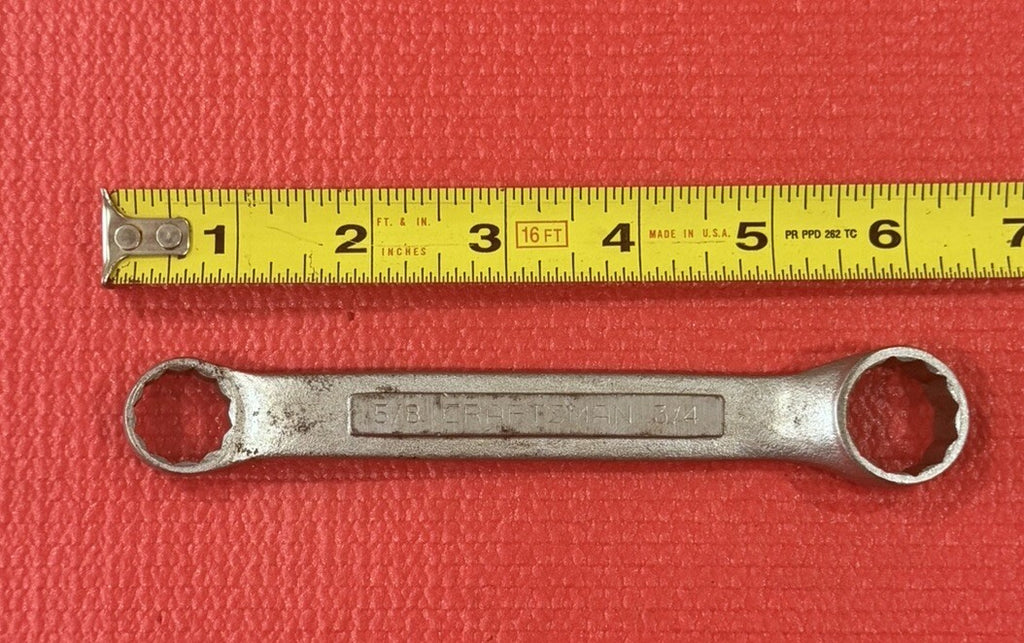 Craftsman V Series 43862 Double Box End Wrench 5/8" X 3/4”, 12PT Made in USA