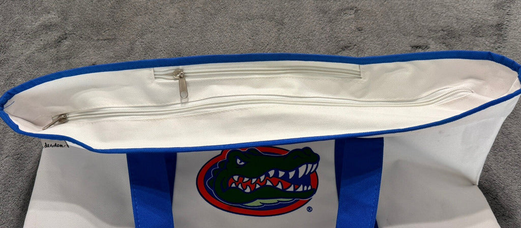New Vintage Desden Florida Gators White & Blue with Logo Tote Bag