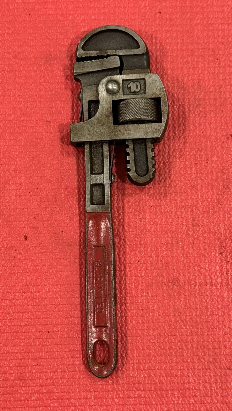 Vintage RARE W Germany Pipe Wrench 10” Inch Long RED GUARANTEED