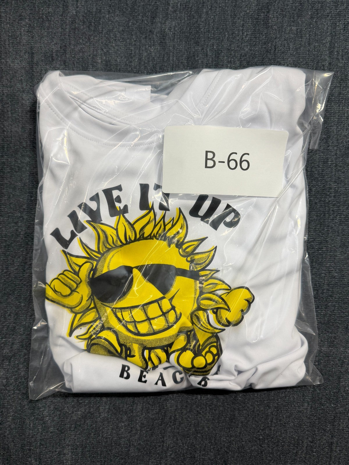 NWT Reel Life Beach Club UV T-Shirt Boys Large White Graphic Print Long Sleeve