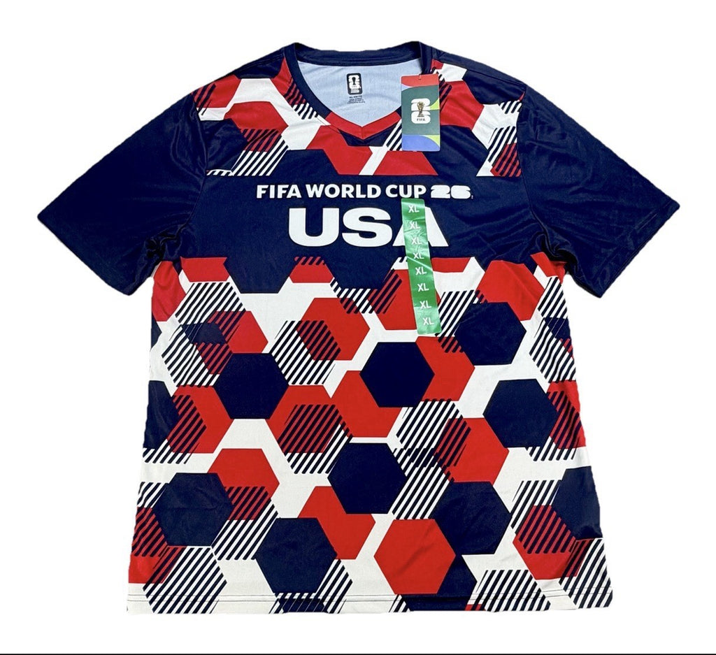 2026 FIFA World Cup USA Soccer Jersey XL Home Fan Version Hexagon Shirt Official