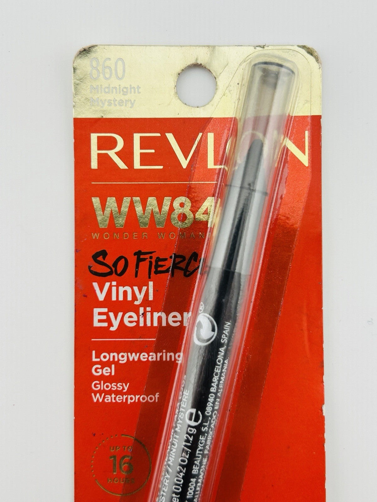 REVLON SO FIERCE VINYL EYELINER GEL Pencil 860 - MIDNIGHT MYSTERY WONDER WOMAN