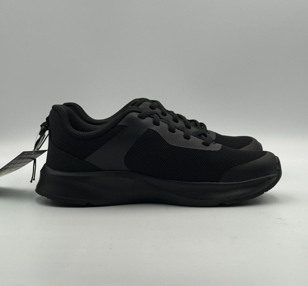 New Athletic Works Sneakers Women's 6 Black Mesh Lace Up Low Top Running Shoes