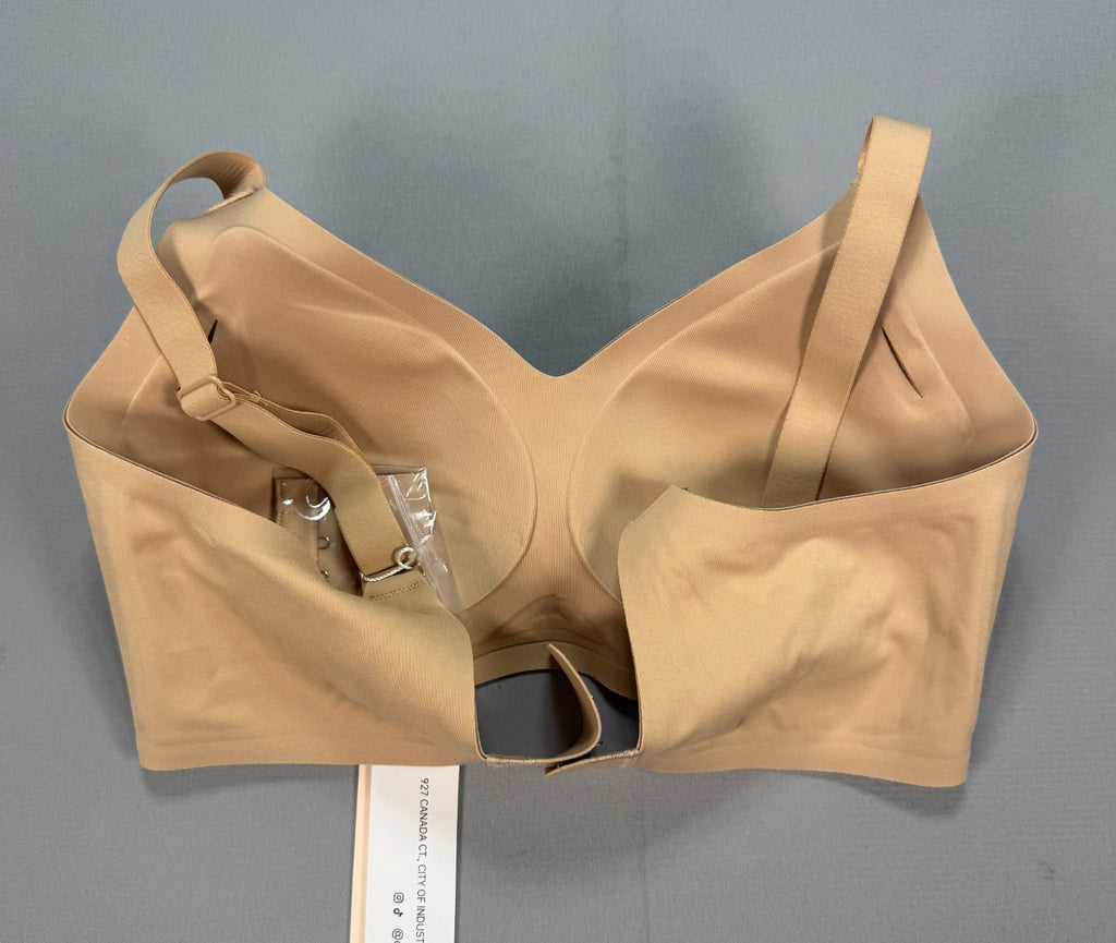 NWT OEAK Wireless Bra Women's Beige Comfort Seamless Size Small Full Coverage