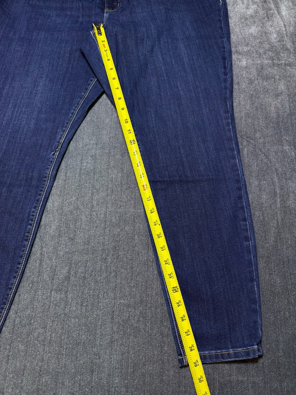NWT Seven7 Tummyless Skinny Jeans Women's 20W Blue Denim Medium Wash 5-Pockets