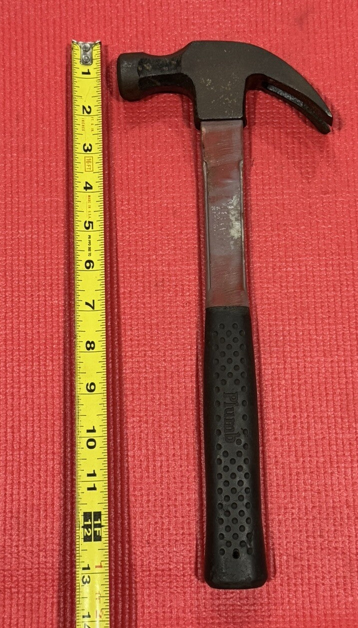Plumb Claw Hammer With Permabond Handle 25oz Made In USA