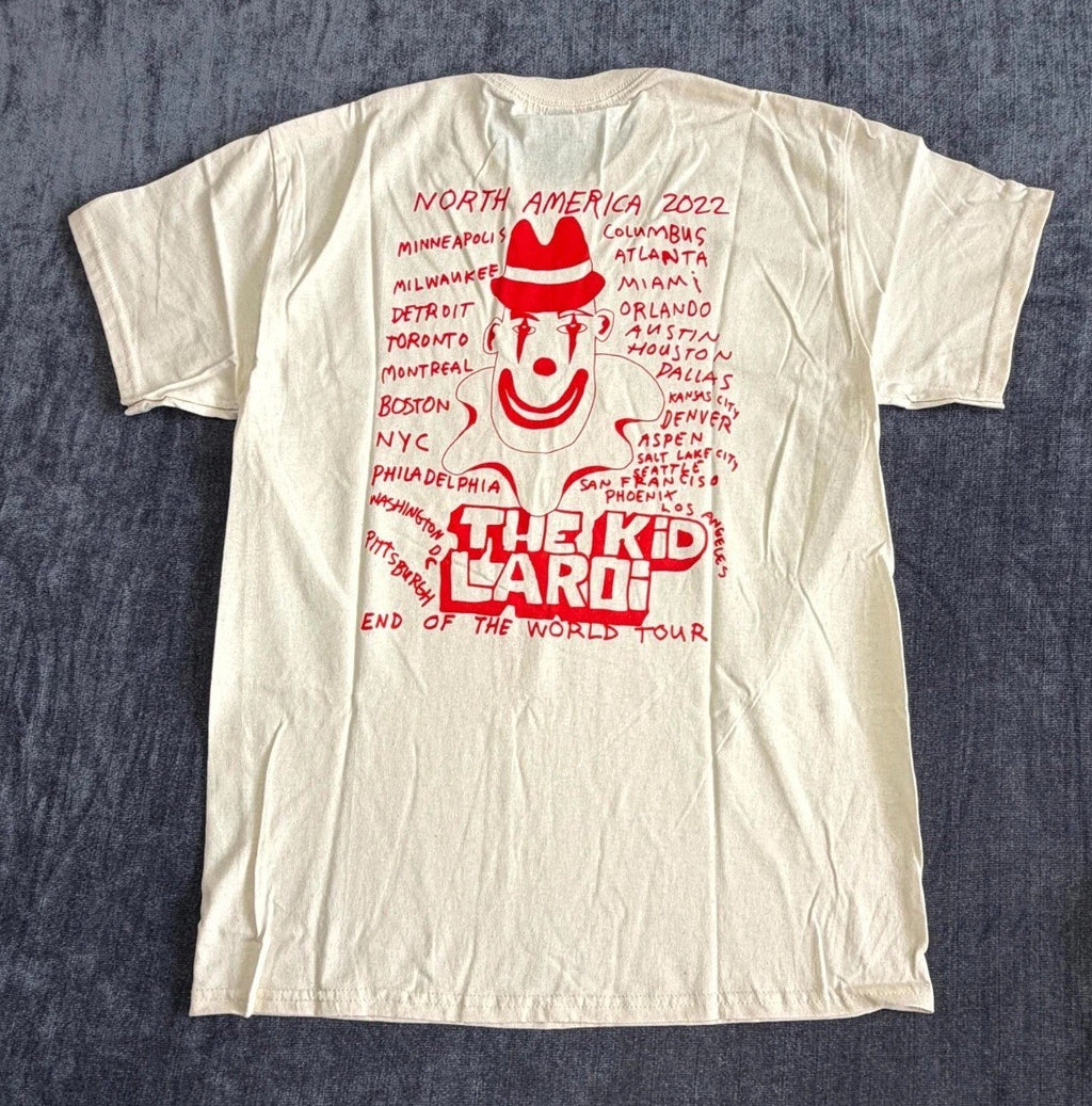 TKL 2022 EOWT Sketch T-Shirt Unisex Medium Ivory Graphic Print Short Sleeve
