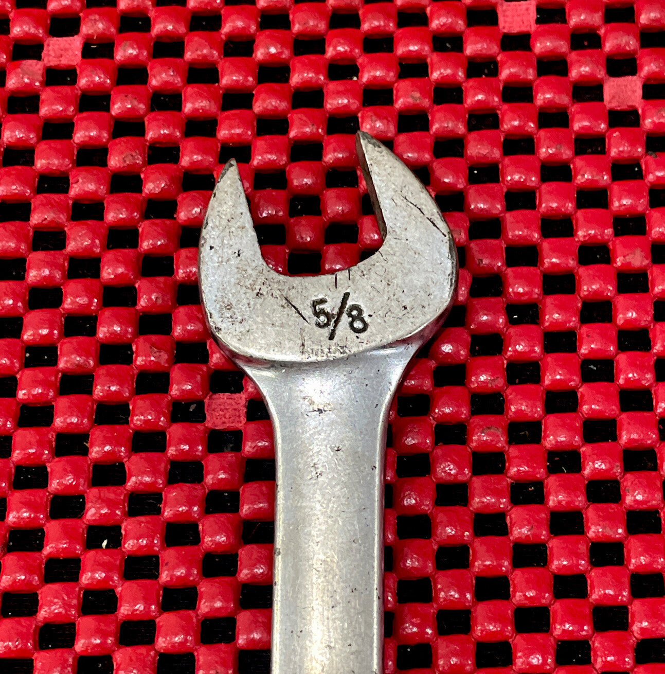 Snap-On Tools OEX200 SAE 5/8 open end box end Wrench used chrome Made In USA N4