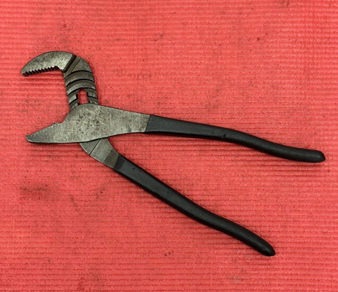 Vintage Craftsman 45381 Tongue & Grove 9 1/2" Arc Joint Pliers Black Handle USA