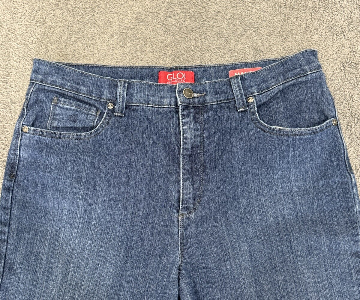 Glo by Gloria Vanderbilt Women's Size 14 Mandy Blue Denim Jeans