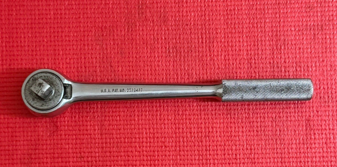 S-K Tools 42470 1/2" Drive Ratchet Wrench Knurled Handle USA Sk