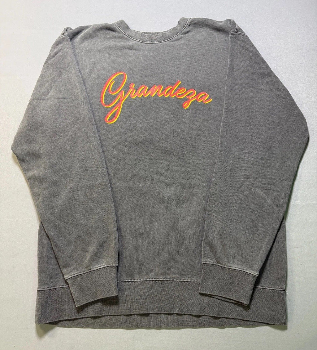 NWOT Grandeza Crew Neck Cotton Sweatshirt Men’s Large Gray Long Sleeve Outdoor