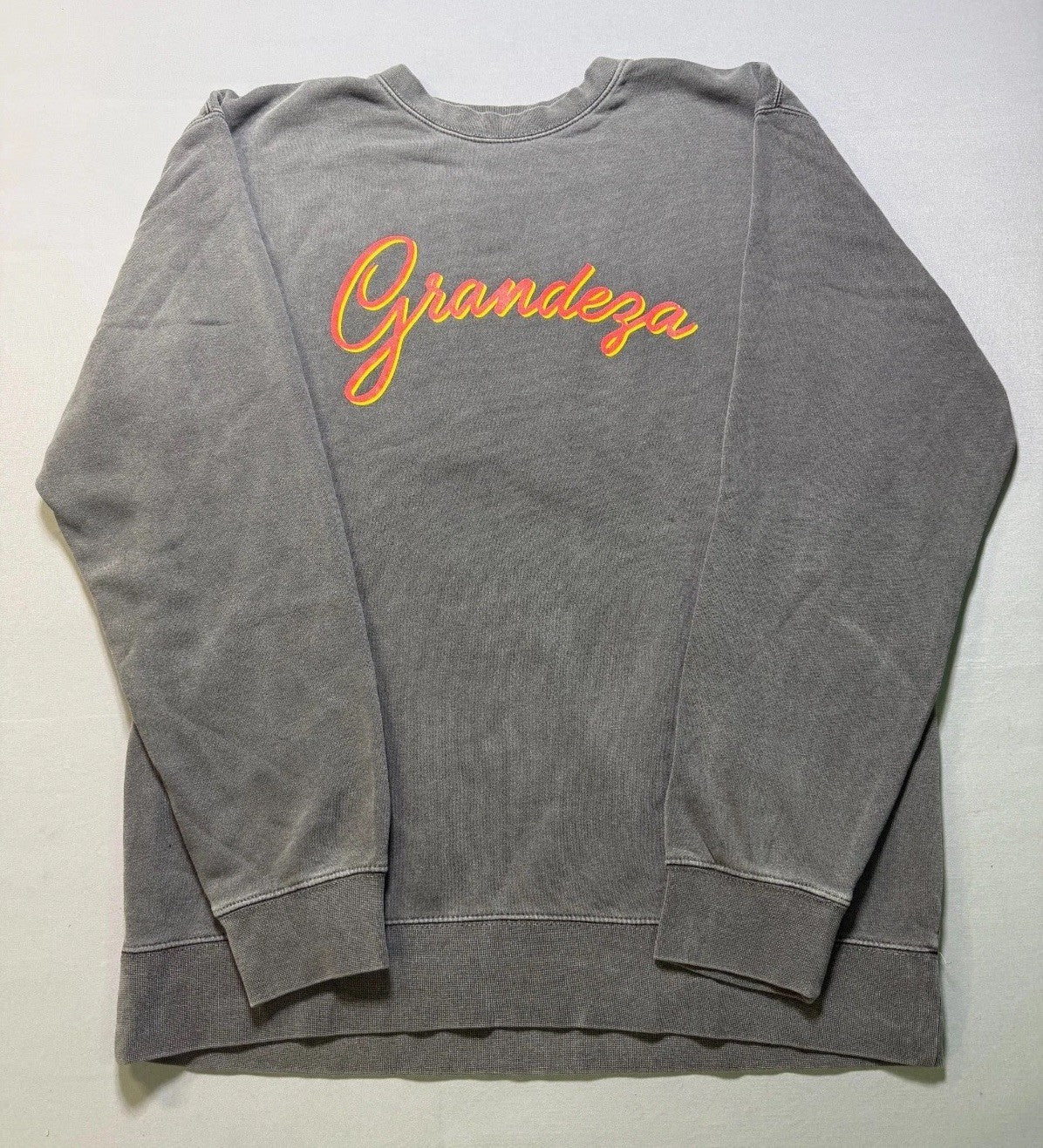 NWOT Grandeza Crew Neck Cotton Sweatshirt Men’s Large Gray Long Sleeve Outdoor