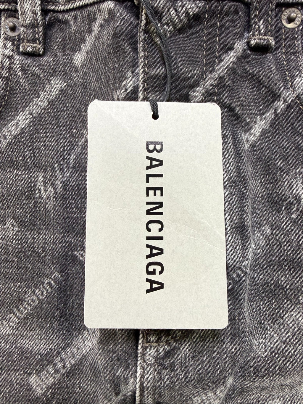 NWT Balenciaga Mini Denim Skirt Women's 36 Charcoal Gray 5-Pockets Casual Wear