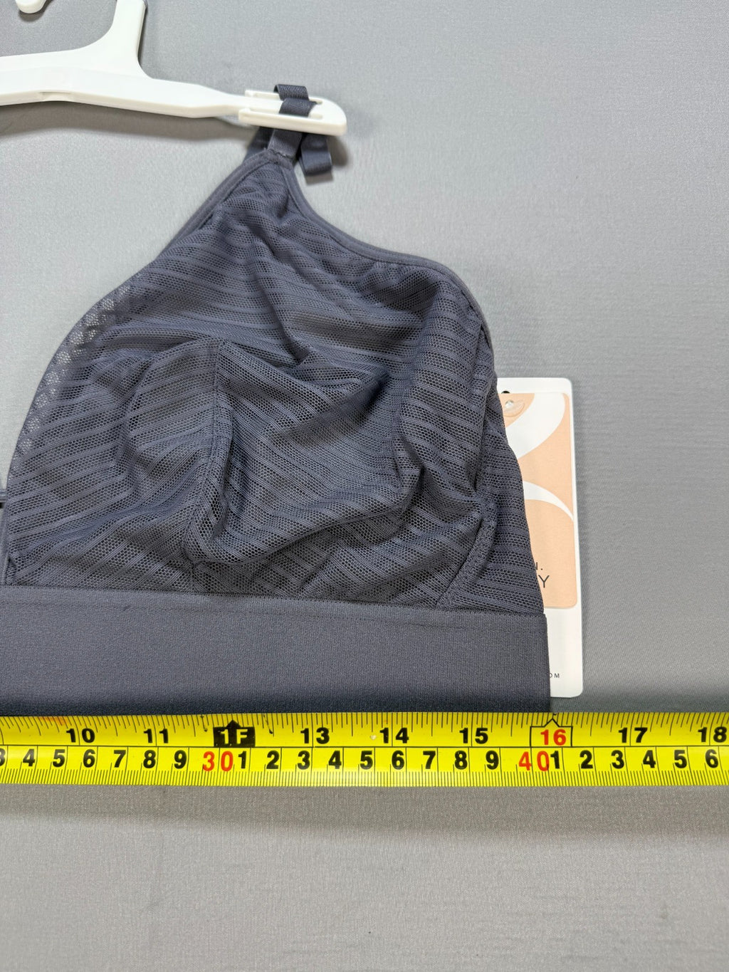 NWT All.You.LIVELY the Busty Stripe Mesh Bralette Bra Women's 3 Gray - Set of 2