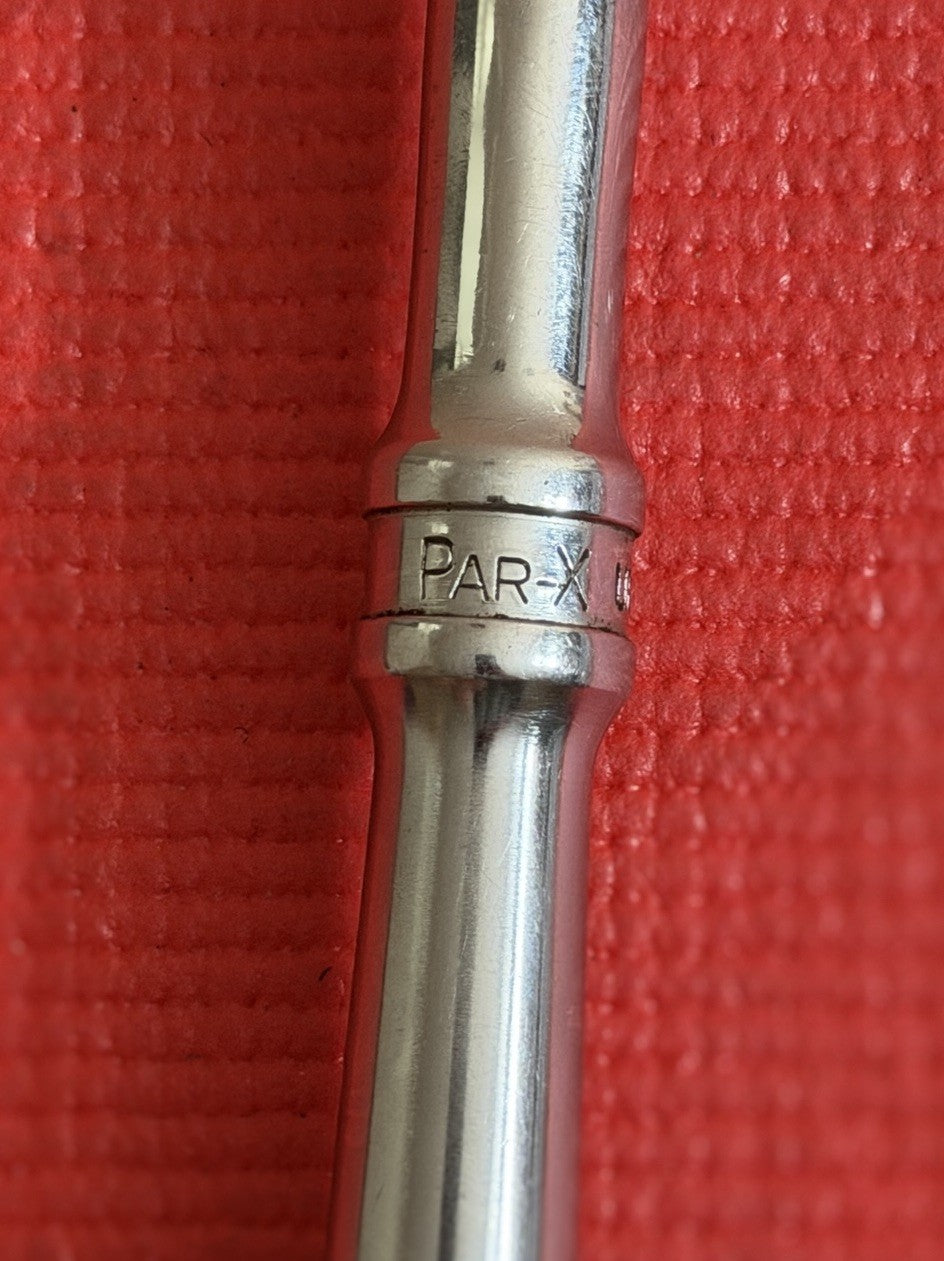 Par-X by Snap-on UR71  1/2" Drive Ratchet USA Chrome 10" long Made In USA
